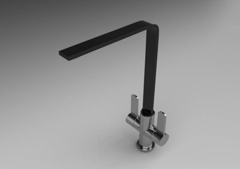 kitchen faucet 7 3D Model .c4d .max .obj .3ds .fbx .stl .blend 