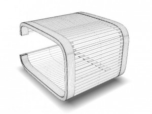 novo pergola 3D-Modell