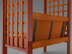 garden arbor 1 3D Model
