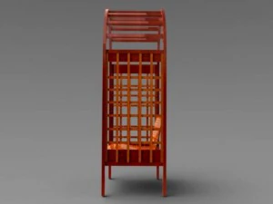 garden arbor 1 3D Model