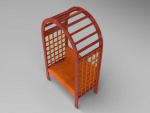 garden arbor 1 3D 模型
