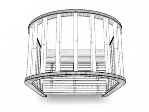 garden arbor 1 3D Model