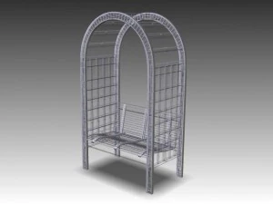 garden arbor 1 3D Model