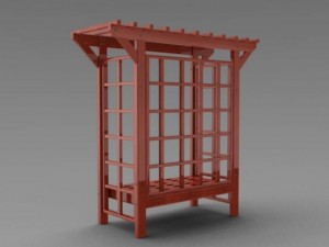 square arbor 3 3D-Modell