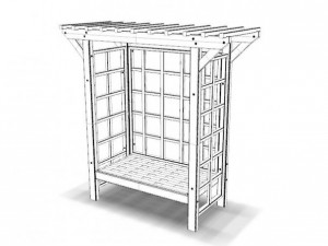 square arbor 3 3D-Modell