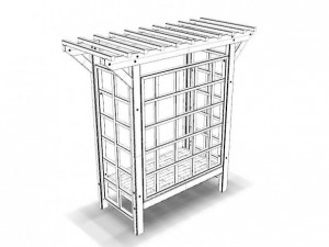 square arbor 3 3D-Modell