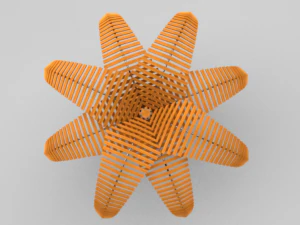 palm pergola 3D Model