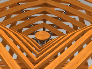 palm pergola 3D Model