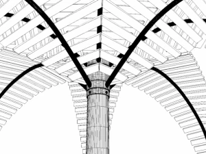 palm pergola 3D Model