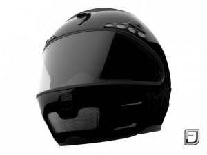 black racing helmet 3D 모델
