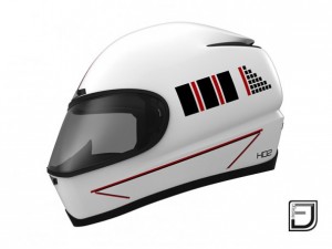 white helmet h02 3D Модель
