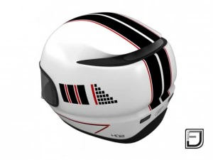 white helmet h02 3D Model