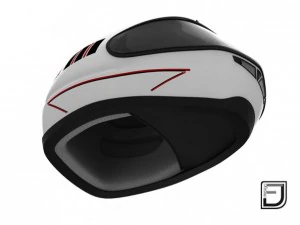 white helmet h02 3D Model