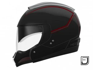 black modular helmet 3D Model