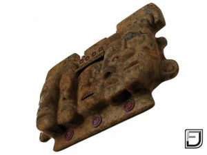 mayan mask  three stages of the life 3D Model