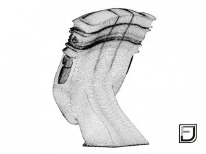 happy face from the olmeca culture 3D Model
