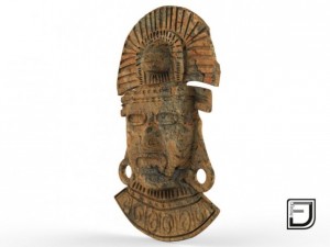 aztec mask 3D Модель