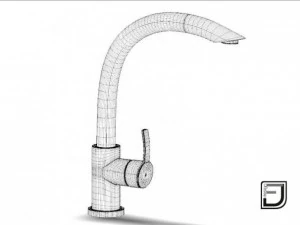 K&uuml;chenarmatur 8 3D Modell