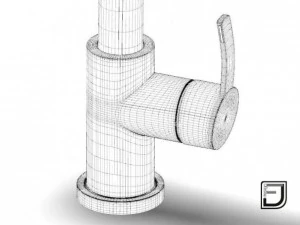 K&uuml;chenarmatur 8 3D Modell
