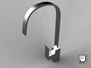 kitchen faucet 9 3D Model