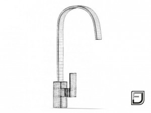 kitchen faucet 9 3D Model