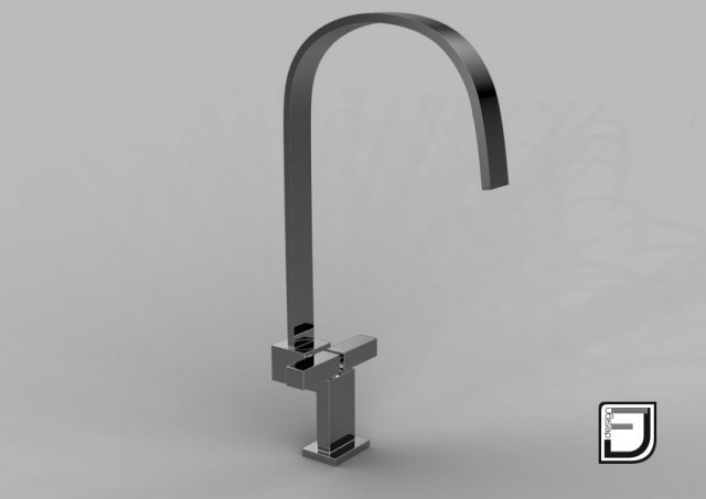 kitchen faucet 10 Model 3D .c4d .max .obj .3ds .fbx .stl .blend 