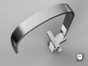 kitchen faucet 10 3D Model