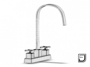 kitchen faucet 11 Modelo 3D