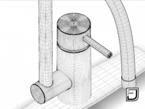 kitchen faucet 12 3D Model