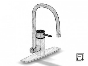 kitchen faucet 12 Modello 3D