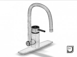 kitchen faucet 12 3D Model