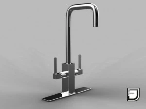 grifo de la cocina 13 Modelo 3D