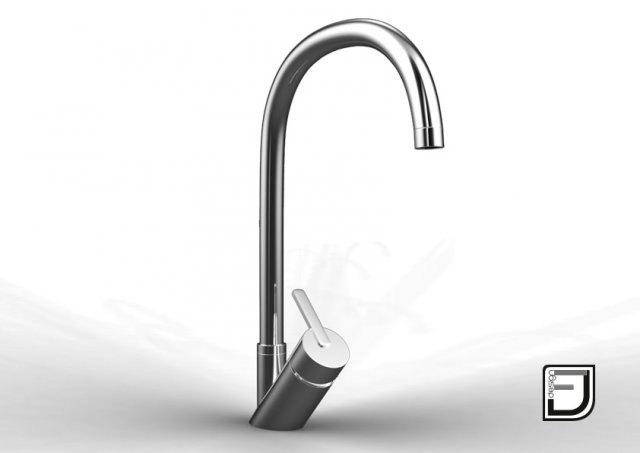 kitchen faucet 16 Model 3D .c4d .max .obj .3ds .fbx .stl .blend 