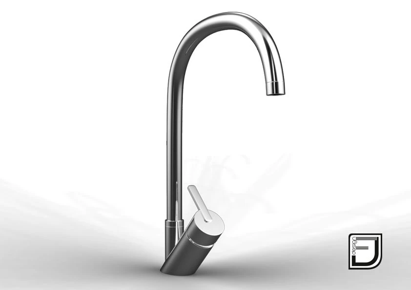 kitchen faucet 16 3D Model .c4d .max .obj .3ds .fbx .stl .blend
