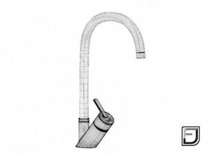 kitchen faucet 16 Model 3D