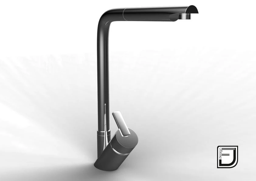 kitchen faucet 17 3D Model .c4d .max .obj .3ds .fbx .stl .blend