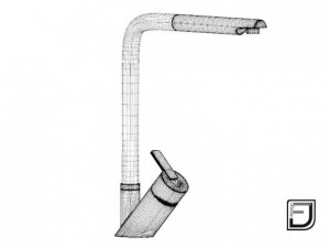 kitchen faucet 17 Model 3D