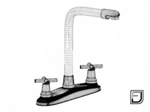kitchen faucet 18 3D मॉडल