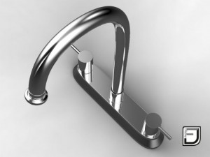 kitchen faucet 19 Model 3D