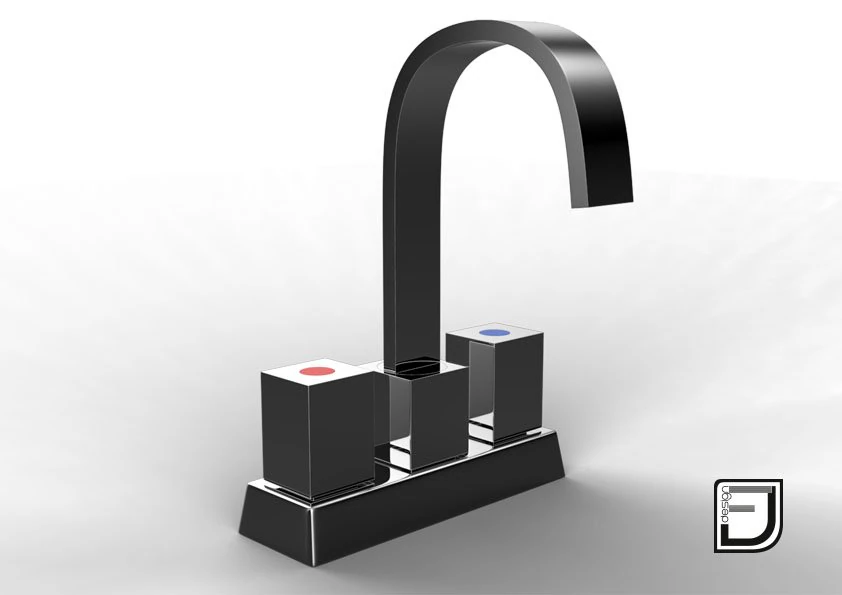 bathroom faucet 1 3D Model .c4d .max .obj .3ds .fbx .stl .blend 