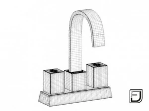 bathroom faucet 1 3D Model