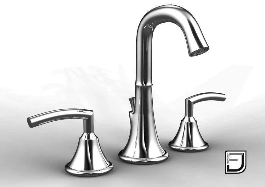 bathroom faucet 5 3D Model .c4d .max .obj .3ds .fbx .stl .blend 