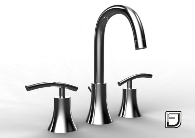 bathroom faucet 6 Modèle 3D .c4d .max .obj .3ds .fbx .stl .blend 