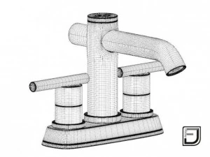 bathroom faucet 7 3D Model