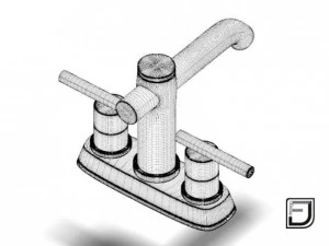 bathroom faucet 7 3D Model