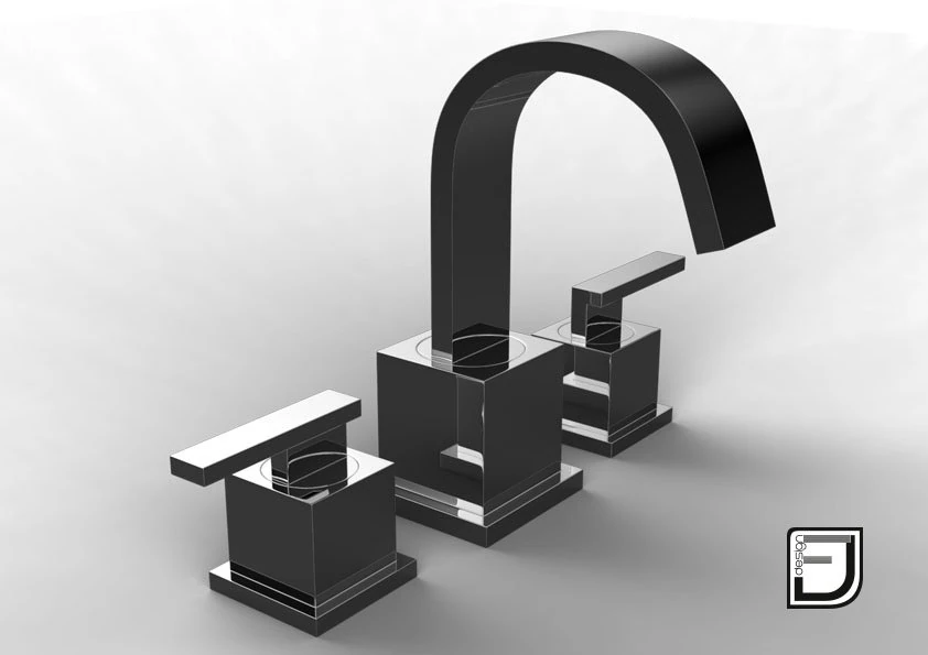 bathroom faucet 8 3D Model .c4d .max .obj .3ds .fbx .stl .blend 