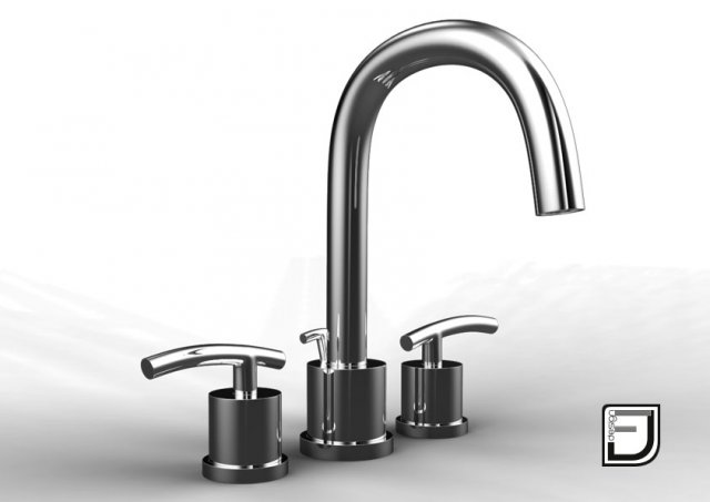 bathroom faucet 9 Modello 3D .c4d .max .obj .3ds .fbx .stl .blend