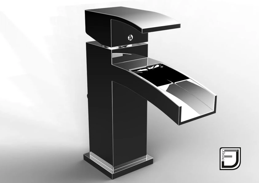 bathroom faucet 11 3D Model .c4d .max .obj .3ds .fbx .stl .blend 