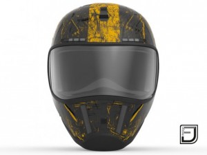 black grunge helmet 3D Модель