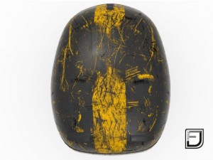 black grunge helmet 3D Модель